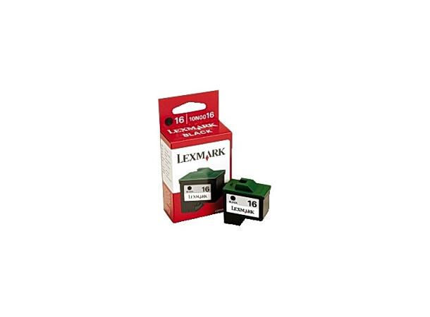 Blekk Lexmark 10N0016 sort 16 